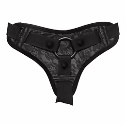 Sportsheets Sincerely Lace Adjustable Strap-On Harness, Black, 152 cm