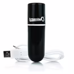 Screaming O Charged Vooom Bullet Black - Compact Rechargeable Vibrating Device
