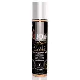 System JO Gelato H2O Salted Caramel Lubricant 30ml - Water-Based, Flavored