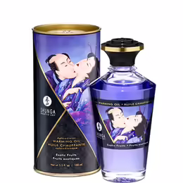 Shunga Aphrodisiac Warming Oil Exotic Fruits 100ml Flavored Formula