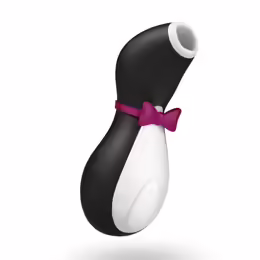 Satisfyer Penguin Intimate Air Pulse Device, 11 Modes, Waterproof, Black
