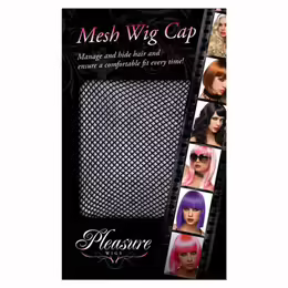 Pleasure Wigs Mesh Wig Cap Universal Size Breathable Black