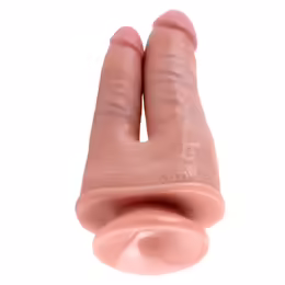 Pipedream King Cock Double Penetrator Anatomical Model Flesh 21cm