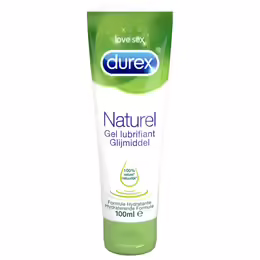 Durex Naturals Intimate Gel 100ml - Water-Based, 100% Natural Formula