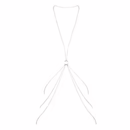 Bijoux Indiscrets Magnifique 8 Silver Body Chain Adjustable Accessory