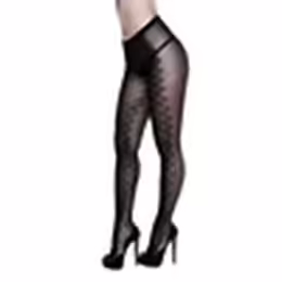 Baci Serpentine Jacquard Pantyhose Queen Size - Elegant Patterned Design
