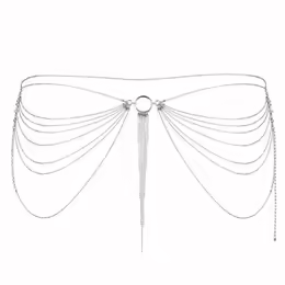 Bijoux Indiscrets Magnifique Silver Adjustable Waist Jewelry Chain