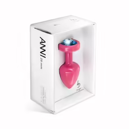 Diogol Anni Round 25 mm Pink & Blue Aluminum Model with Crystal Accent