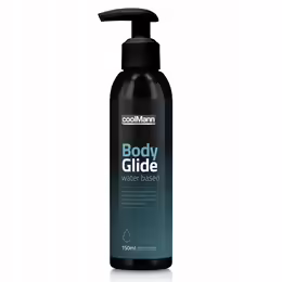 CoolMann BodyGlide Water-Based Massage Gel 150ml - Latex-Safe Formula