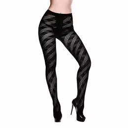Baci Argyle Jacquard Tights One Size - Classic Patterned Hosiery