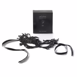 Dirty Little Secret Elegant Lace Eye Mask - Black, One Size