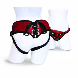 Sportsheets Sunrise Lace Corsette Harness Red Plush Adjustable 152cm