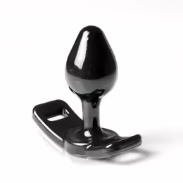 Perfect Fit Master Plug Small Black - Strap-On Compatible Plug, 8.9 cm