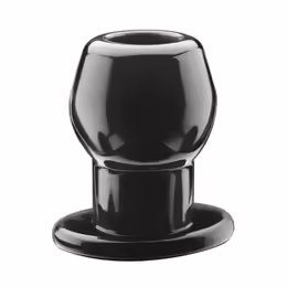 Perfect Fit Tunnel Plug Large Black - Innovative Hollow Design, 7.6 cm