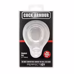 Perfect Fit Cock Armour Regular Clear - Anatomical Comfort Ring, 43mm