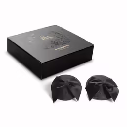 Bijoux Indiscrets Burlesque Pasties Bow Black - Decorative Adhesive Set