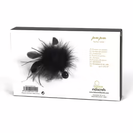 Bijoux Indiscrets Pom Pom Feather Sensual Touch Accessory Black