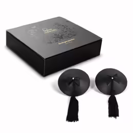Bijoux Indiscrets Burlesque Decorative Black Adhesive Covers