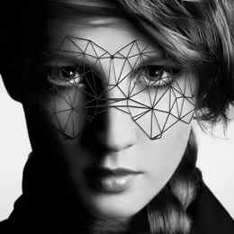Bijoux Indiscrets Kristine Eyemask - Flexible Self-Adhesive Mask