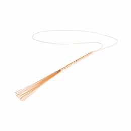 Bijoux Indiscrets Magnifique Gold Chain Necklace & Whip - Dual-Use Accessory