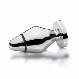 Mystim John Large Metal Anal Plug - Polished Medical Aluminium, 10.5 cm