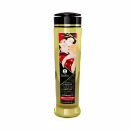 Shunga Massage Oil Romance Strawberries & Champagne 240ml - Aromatic Care