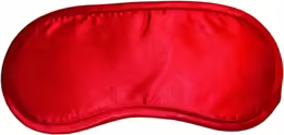 Sportsheets S&M Satin Blindfold Red - Soft Padded Eye Mask