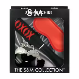 Sportsheets S&M Sweet Punishment Set - Compact Bondage Kit Black/Red