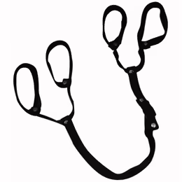 Sportsheets S&M Adjustable Rope Bondage System with 4 Bands 101cm