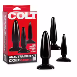 CalExotics Colt Anal Trainer Kit 3-Piece Progressive Plug Set Black
