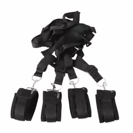 Sportsheets Under the Bed Adjustable Restraint System - Universal Fit, Black