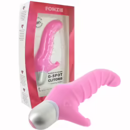 FeelzToys Fonzie Violet Silicone Dual-Stimulation Model 16cm
