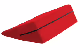 Wedge Red ергономична възглавница, дължина 61 см, червен цвят, свалящ се калъф