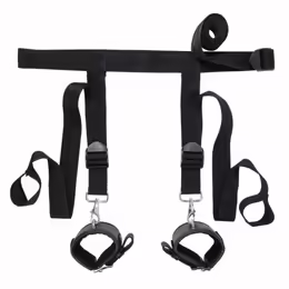 Edge Door Restraints система за фиксиране към врата, регулируема, черен цвят, дължина до 120 cm