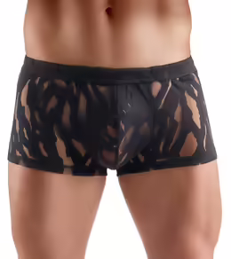 M. Pants панталони, размер 3XL, черен цвят, полупрозрачен ефект