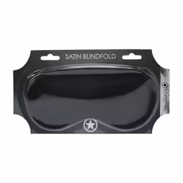 LoversPremium Satin Mask Black сатенена черна маска за очи