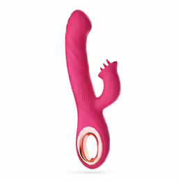 Mirenca Wiggle Rabbit Pink мултифункционален силиконов масажор 22,5 см