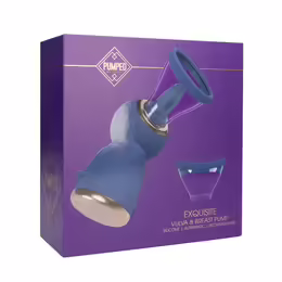 Shots Exquisite Purple Вакуум система за гърди и интимни грижи, USB