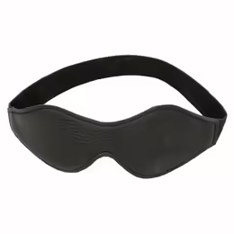 Нощна маска за очи PVC кожа черна удобно