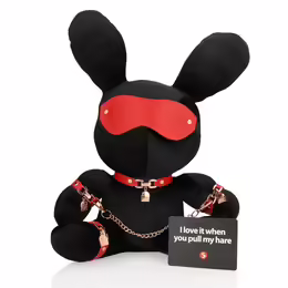 Rimba Rabbit Bondage Velvet плюшен голям черен декоративен модел