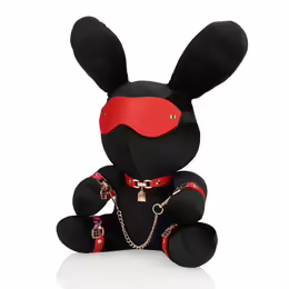 Rimba Rabbit Bondage Velvet плюшен голям черен декоративен модел