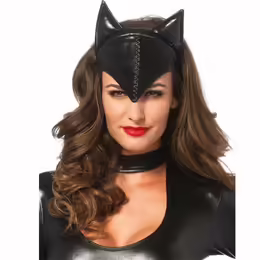 Maska Feline Femme Fatal черен Elastyczna