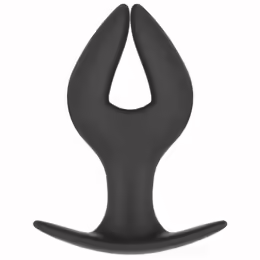 Extreme Anchor Plug Medium анална тапа, 9.5 см дължина, черен цвят, среден размер
