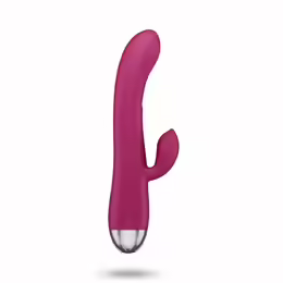 Vibe Rabbit Vibrator вибратор, двоен мотор, 20 cm, малиново розово