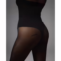 Patrise Me Tights чорапогащи, черен, полупрозрачни, декоративен детайл на гърба