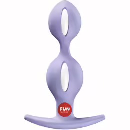 B Balls Duo Purple система с двойни топчета, 13 cm, лилаво, ергономична