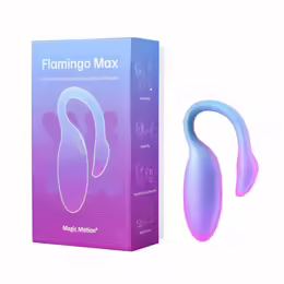 Flamingo Max вибриращо яйце с управление през приложение, синьо