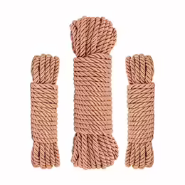 Rope Set Luxury Bondage Ropes комплект въжета, 8 м, златен, меки влакна