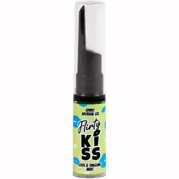 Flirty Kiss Dual Sensation ядливи гелове, ягода и мента, затоплящ и охлаждащ ефект, веган