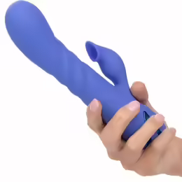 LA Love Blue интимна машина, 3 скорости на тяга и вибрация, 10 функции за засмукване, син